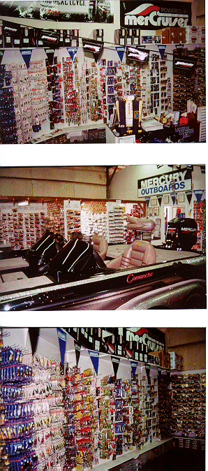 Check out our fully stocked tackle store!!